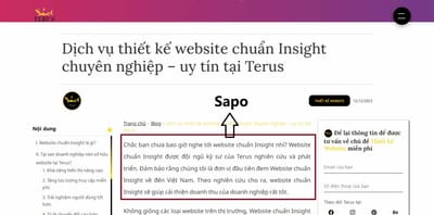 Gay an tuong voi nguoi doc vao bai viet voi phan Sapo thu hut