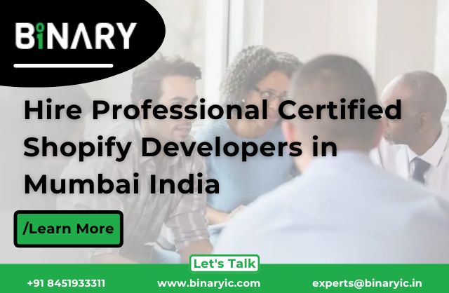 Hire Professional Certified Shopify Developers in Mumbai India