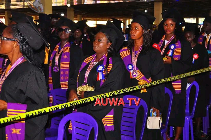 10th Commencement and Awards Ceremony  of the Adventist University of West Africa held at its main campus on June 20, 2024