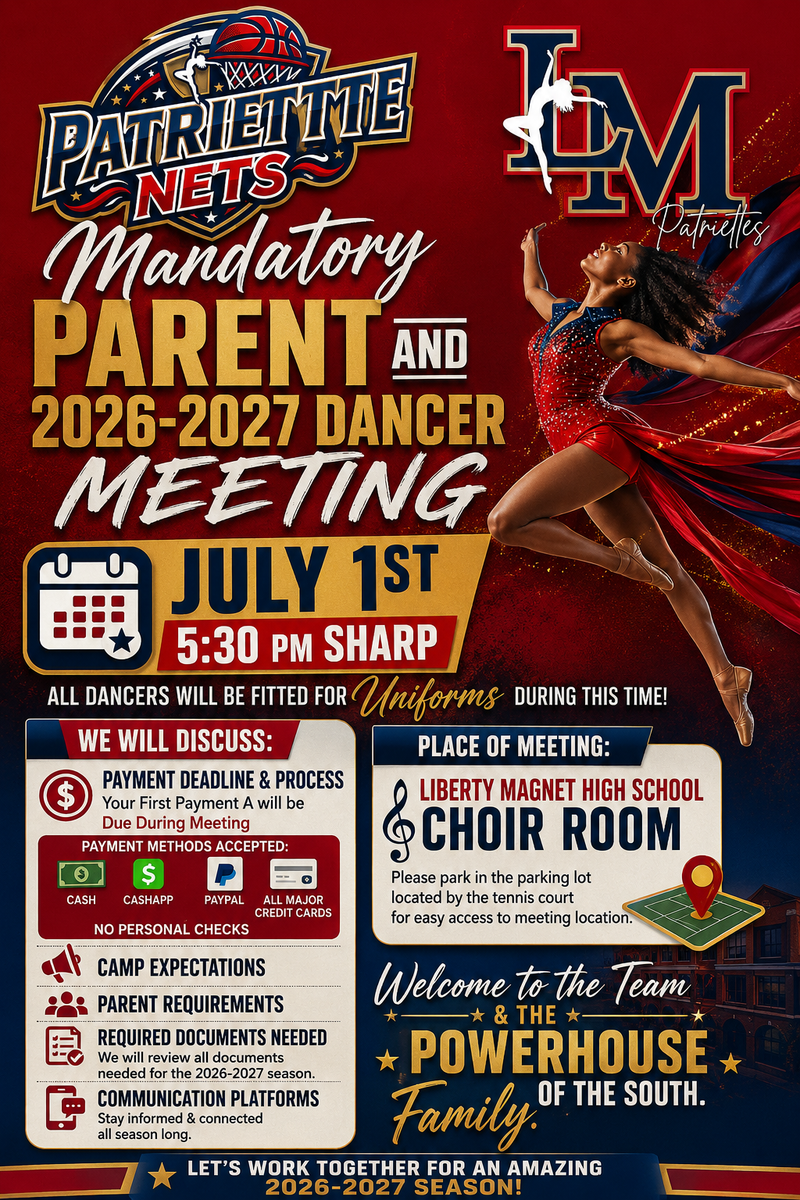 Mandatory Dance Parents Meeting