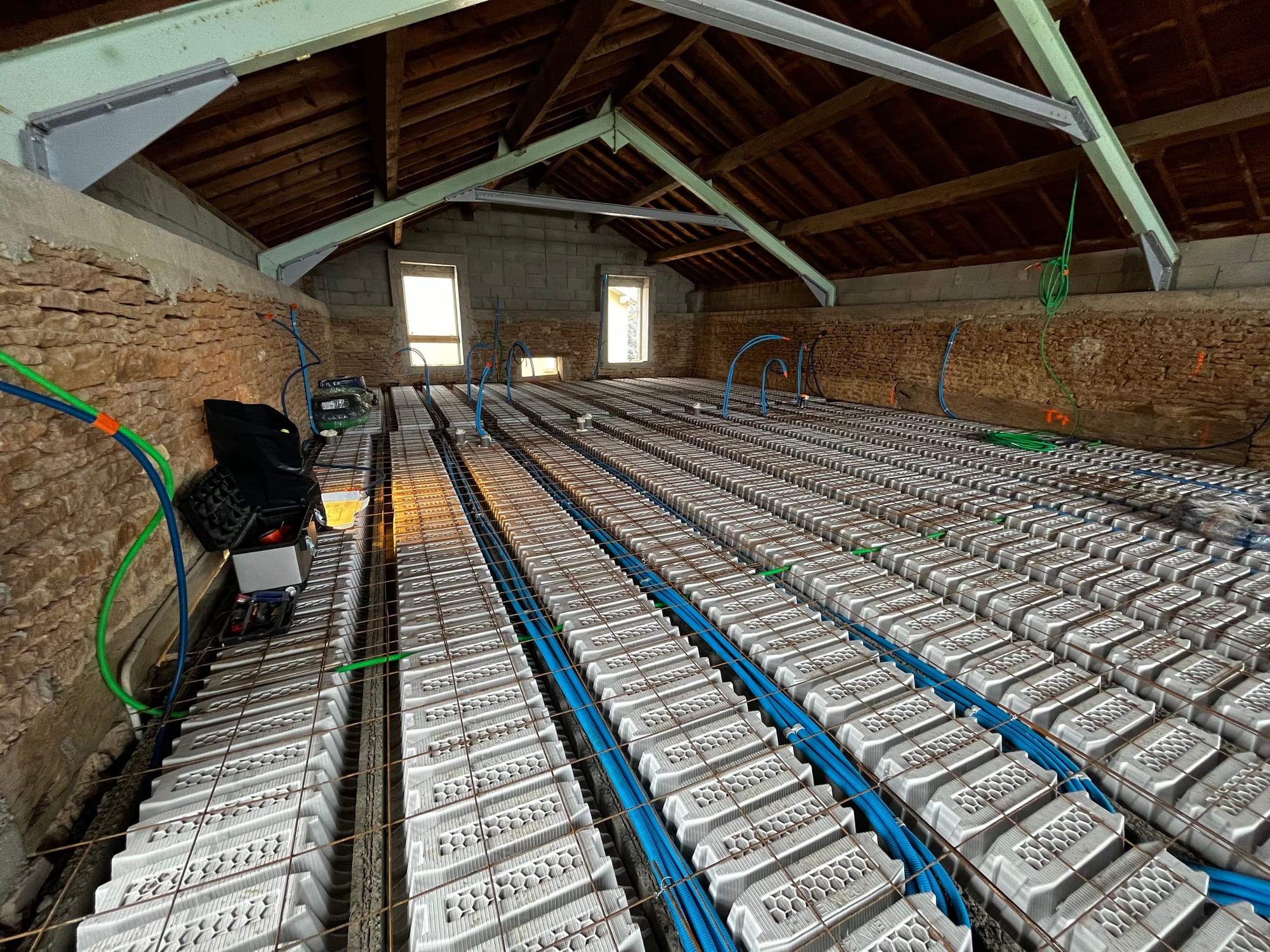 Création de 2 logements dans une ancienne grange