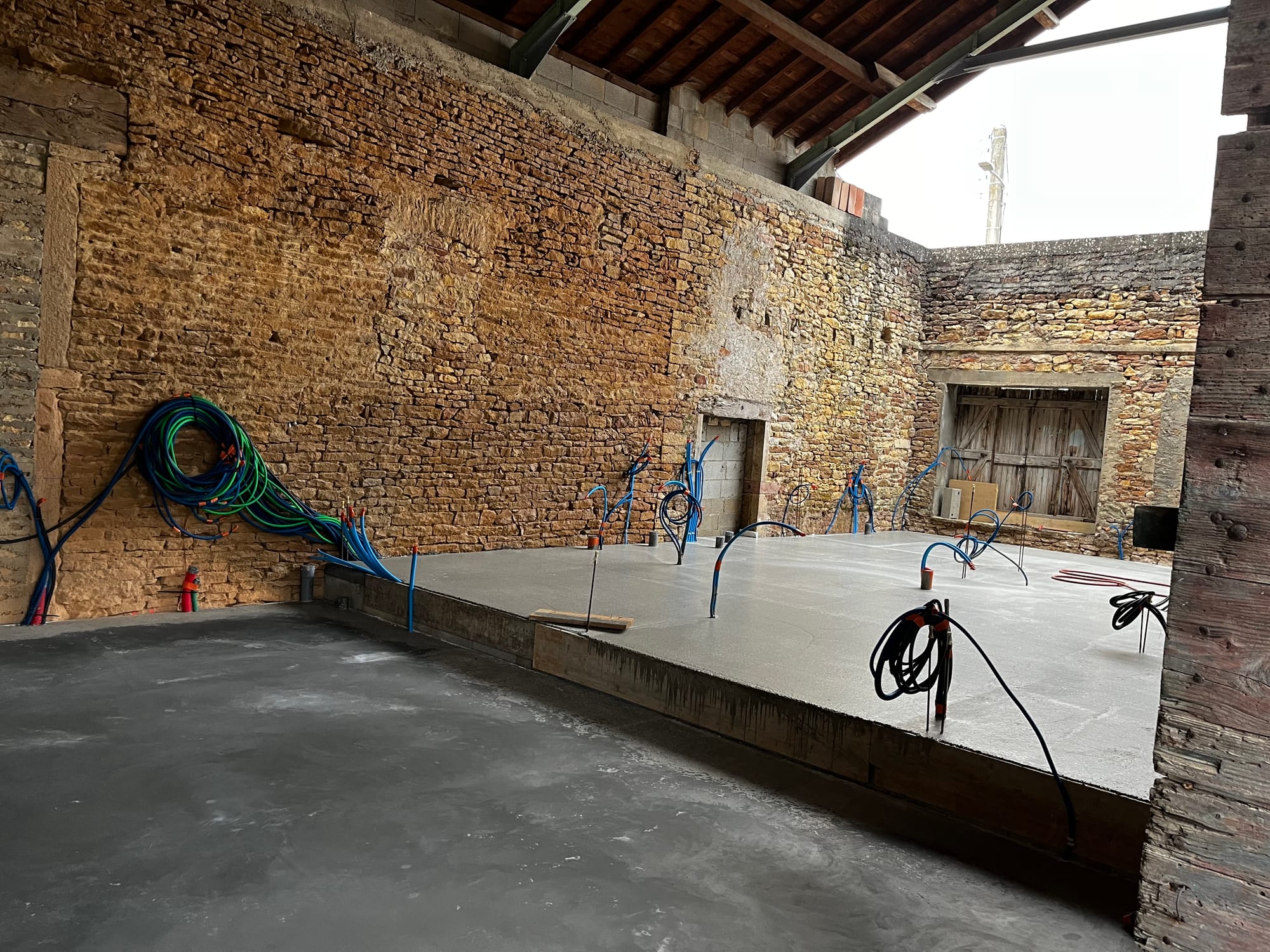 Création de 2 logements dans une ancienne grange