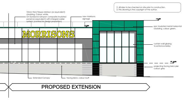 Extension to Wm Morrison Supermarket DUNOON (2012)