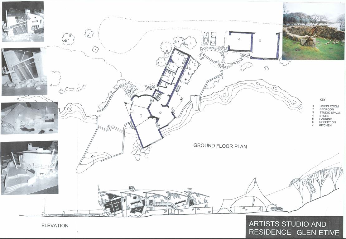 Design Study for Artist's Studio, Glen Etive BALLACHULISH (2003)