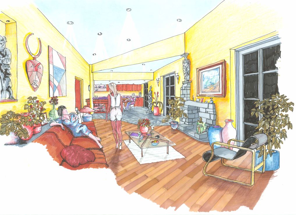 Study for apartment renovation, GLASGOW (2003)