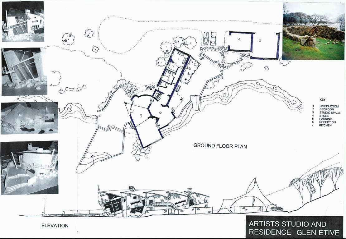 Design Study for Artist's Studio, Glen Etive BALLACHULISH (2003)