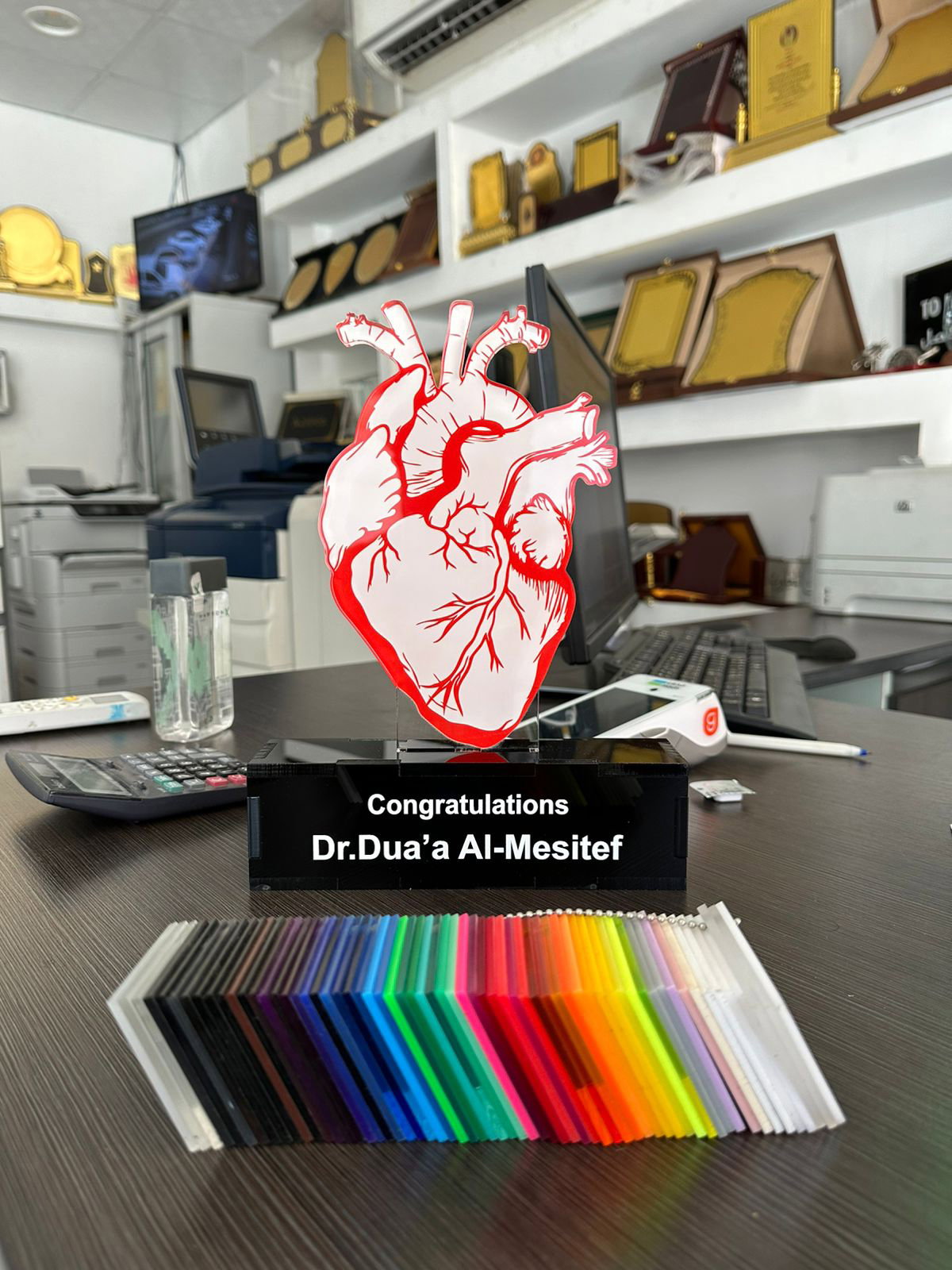 Laser cutting all acrylic work