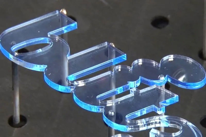 Laser cutting all acrylic work