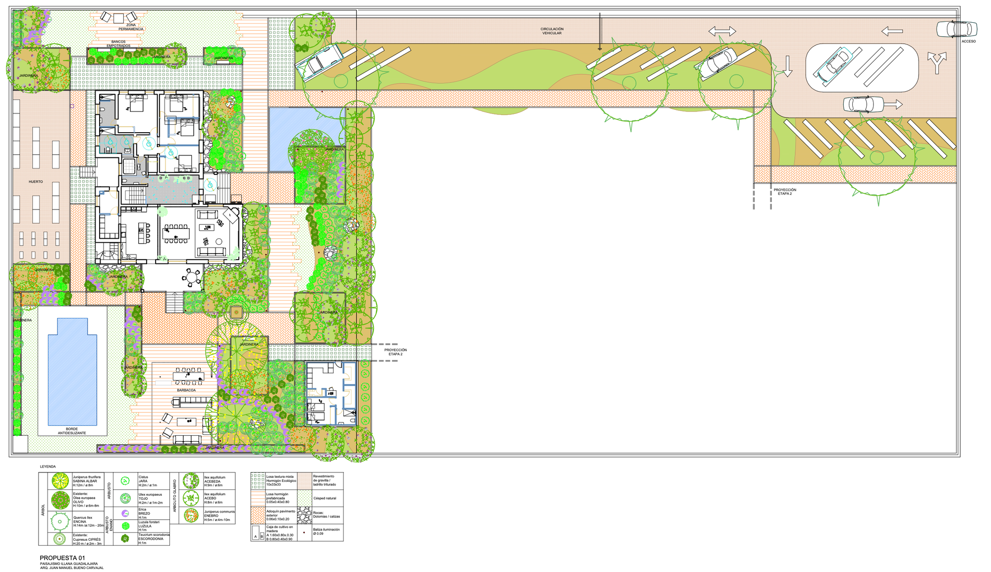 Diseño y asesoría propuesta paisajística: Proyecto Illana, Guadalajara