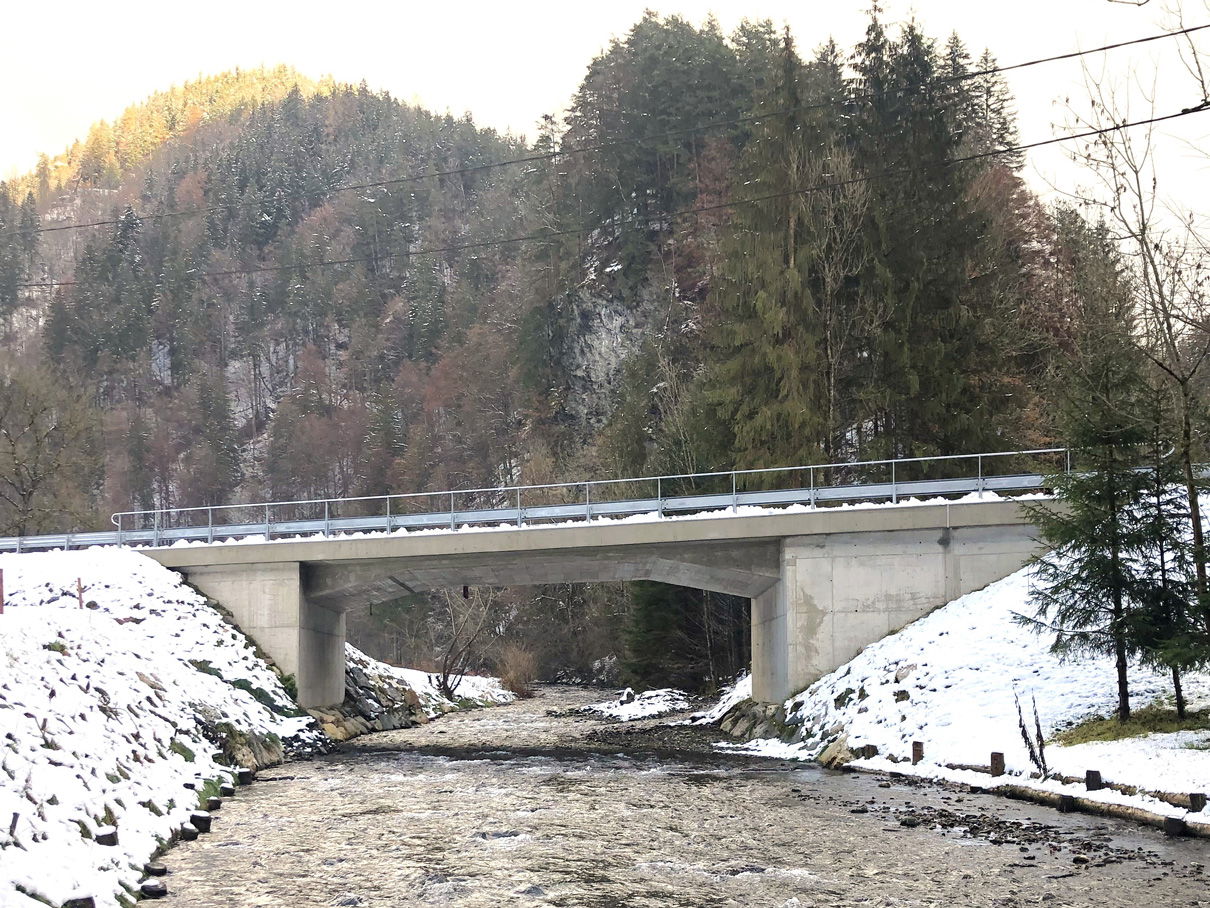 Most čez Bistriški jarek nad reko Mučko Bistrico pri Muti