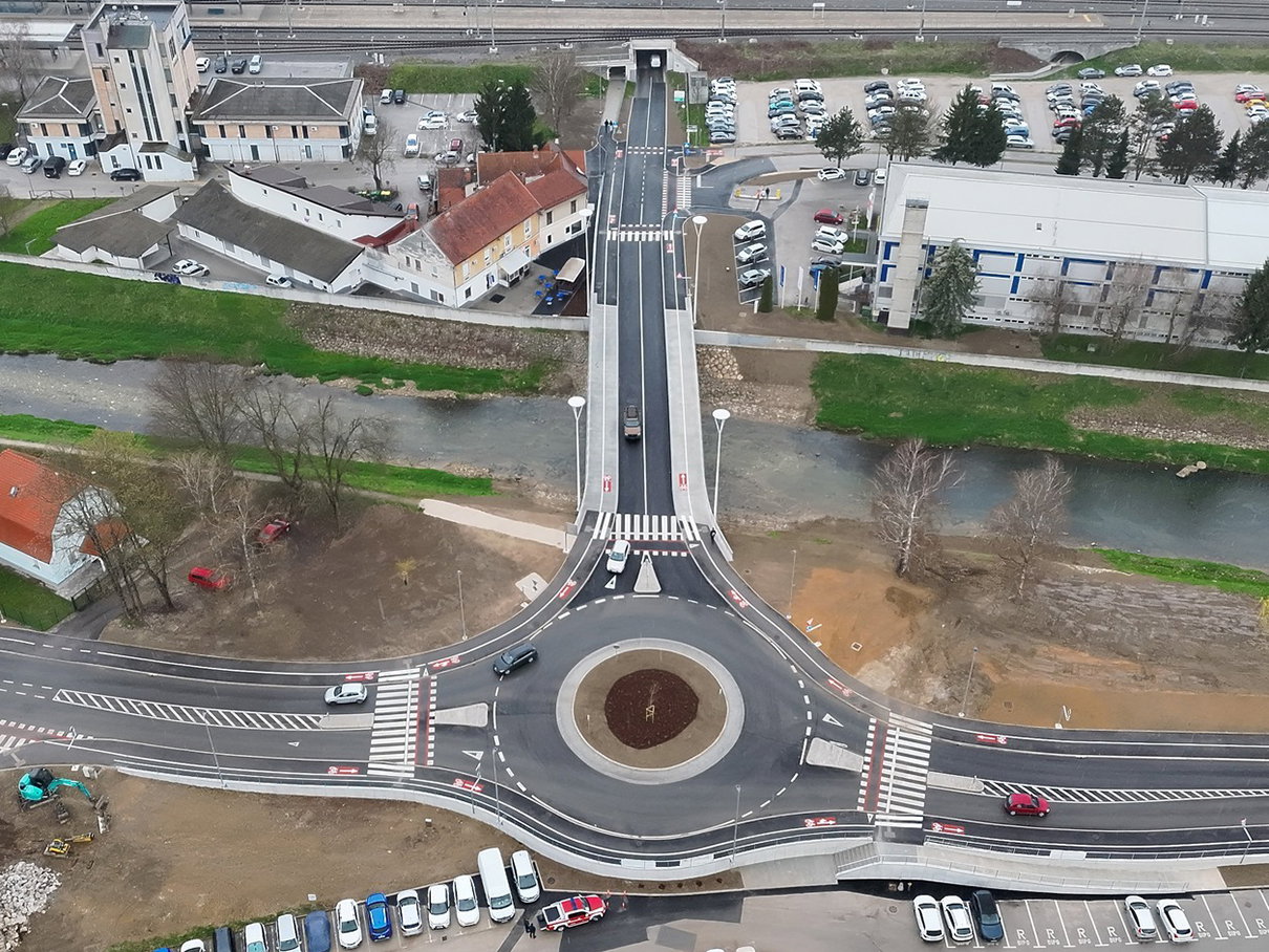 Most čez Voglajno v Celju (vir: Mestna občina Celje)