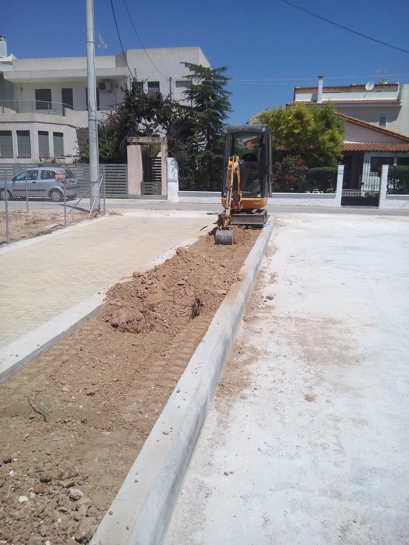 Εργασίες για δενδροφυτεύσεις και μεταφυτεύσεις