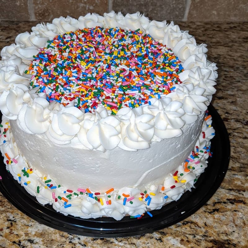 Rainbow Sprinkle Cake