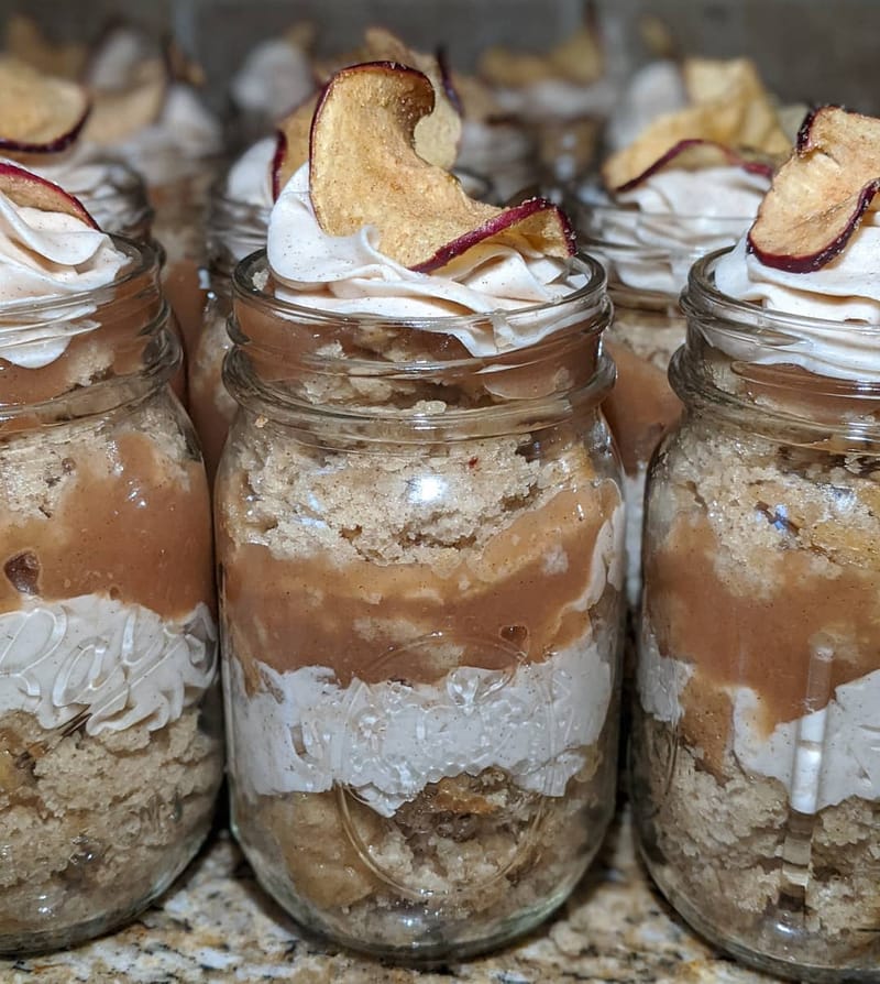 Apple Pie Cake Jar