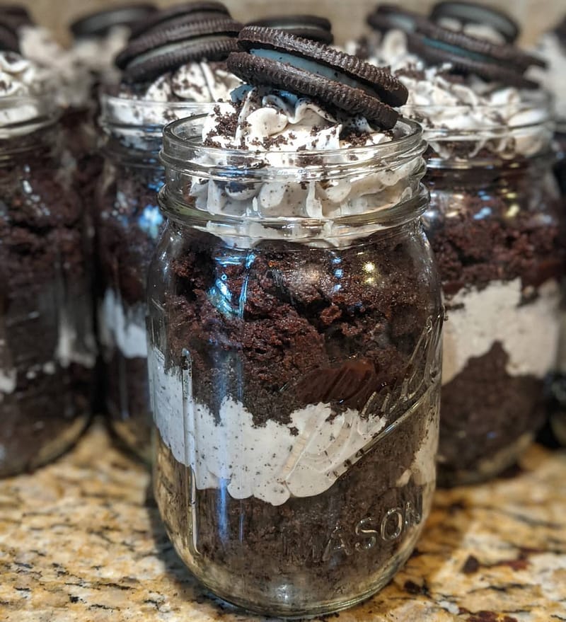 Cookies and Cream Cake Jar