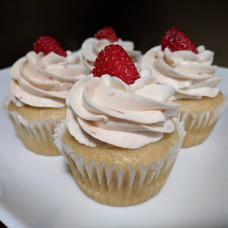 Strawberry Shortcake Cupcakes