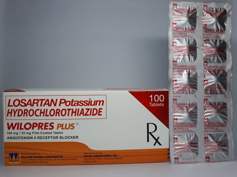 WILOPRES PLUS 100/25MG