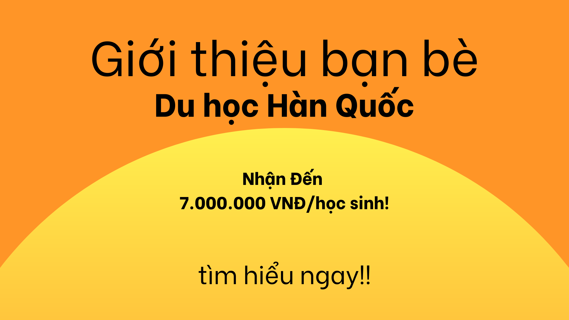 Thông báo chương trình Cộng tác viên Tuyển sinh Du học Hàn Quốc