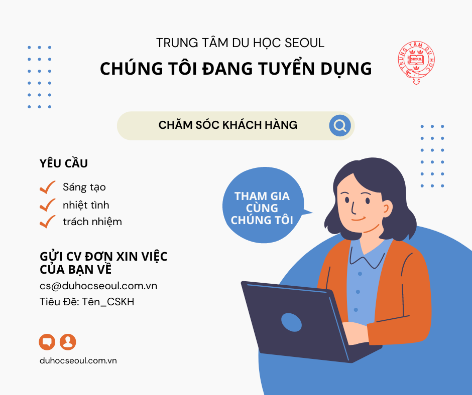 🔥TUYỂN DỤNG VIỆC LÀM DUHOCSEOUL.COM.VN