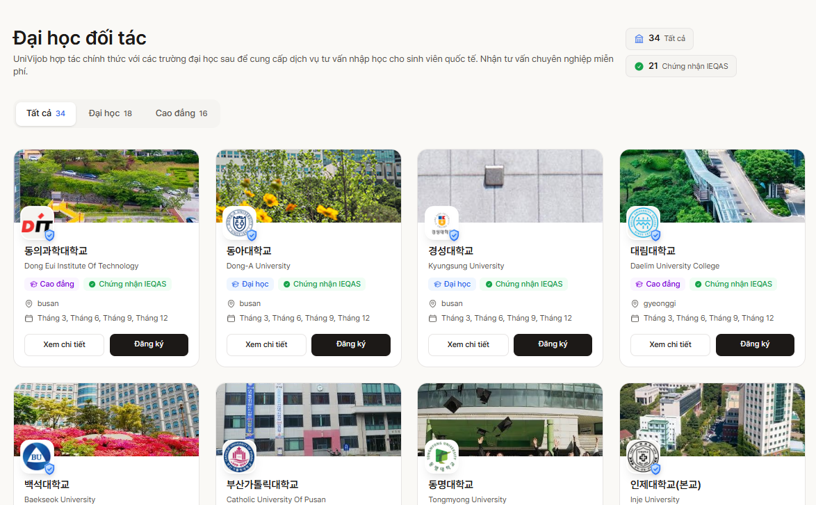 Hướng dẫn 6 bước đăng ký tư vấn du học Hàn Quốc cùng UniVijob x Du học Seoul