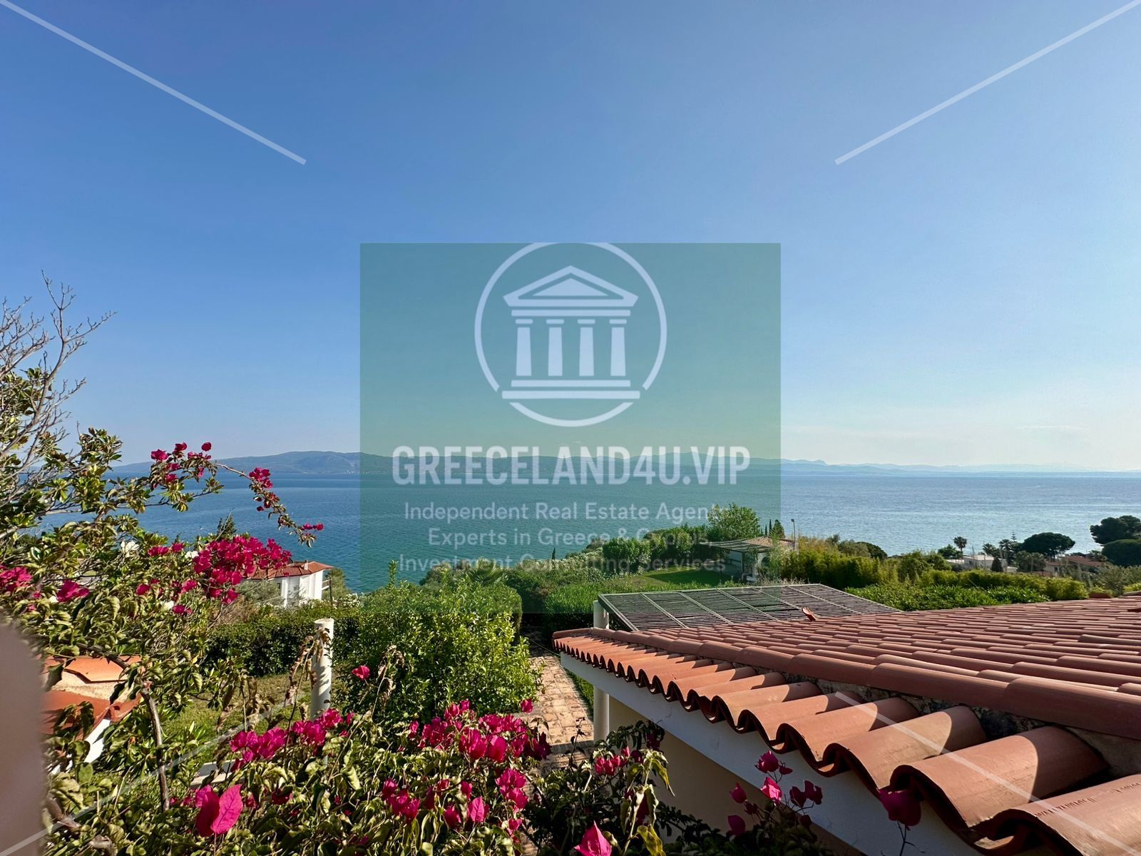 Set on a 4,000 m² plot with **panoramic sea views**, this elegant 4-bedroom villa blends luxury, comfort, and privacy. Features include: