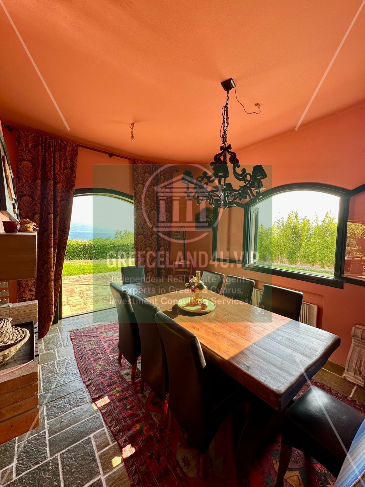 Set on a 4,000 m² plot with **panoramic sea views**, this elegant 4-bedroom villa blends luxury, comfort, and privacy. Features include: