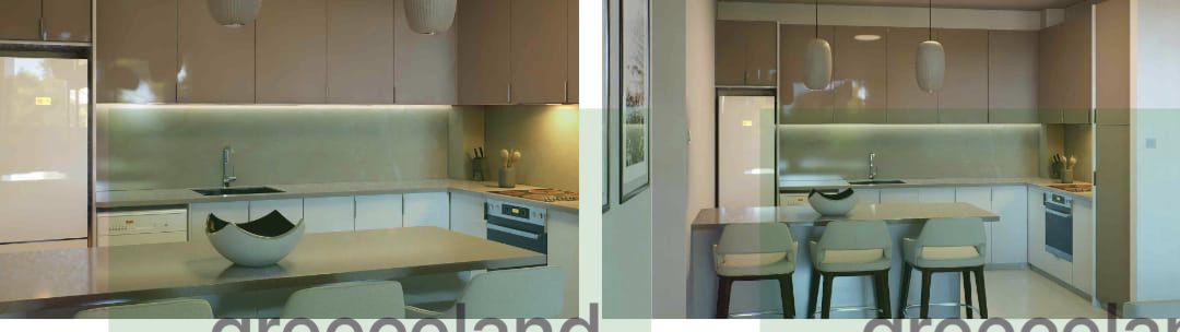 Living room + 2 bedrooms | Covered area: 96.17 m²