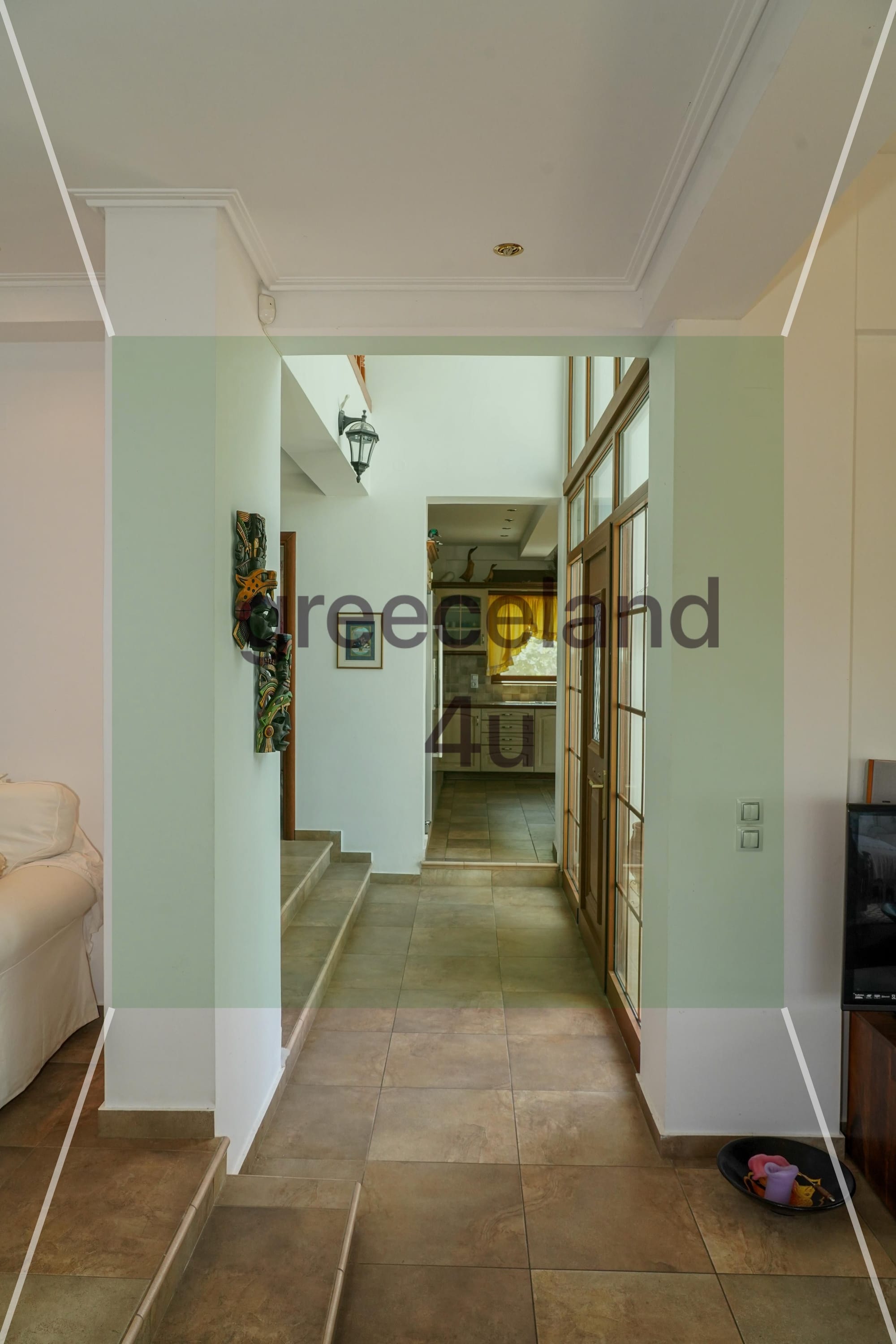 Located on a private 4,000 m² plot with stunning panoramic sea views