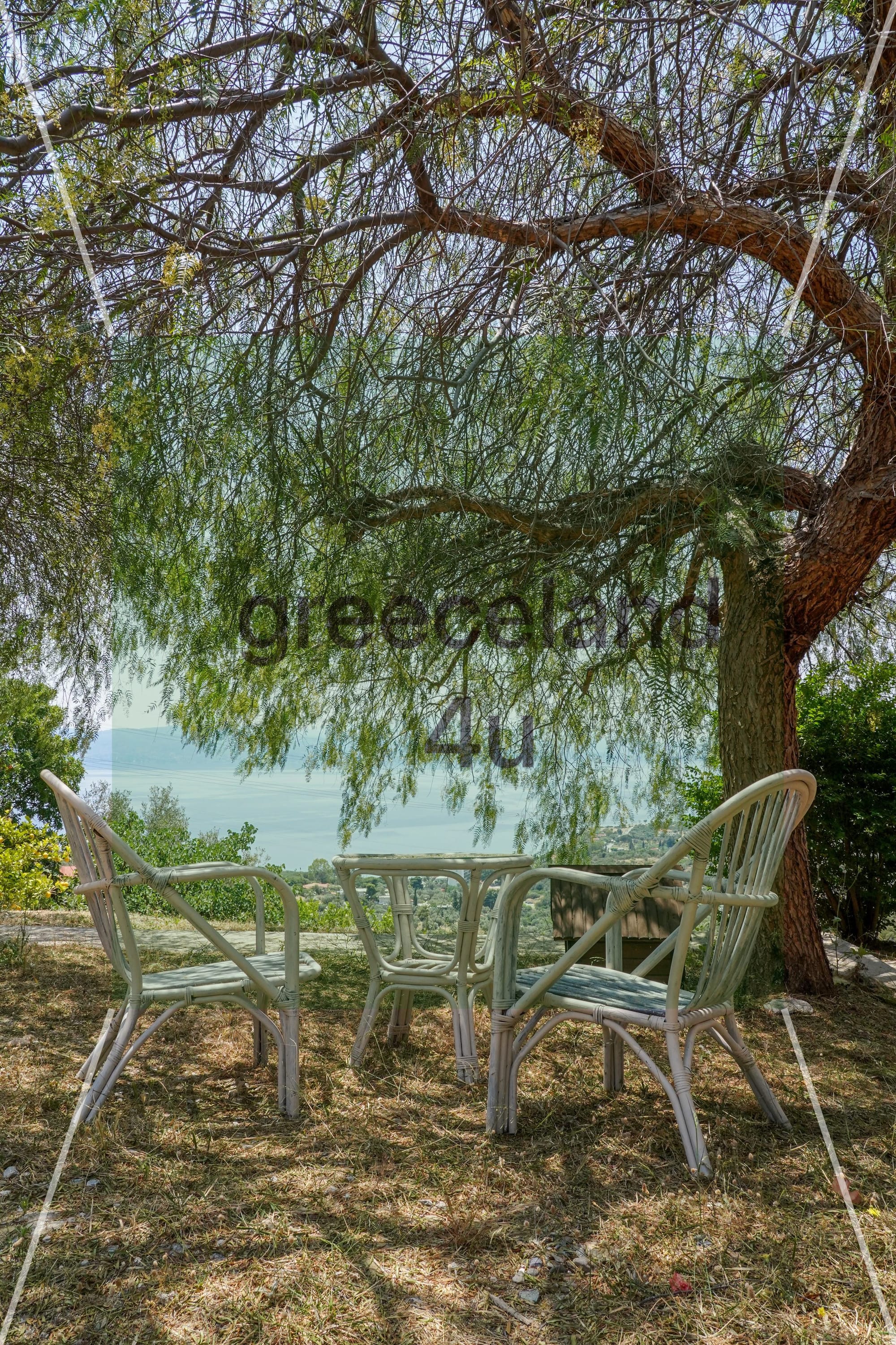 Located on a private 4,000 m² plot with stunning panoramic sea views