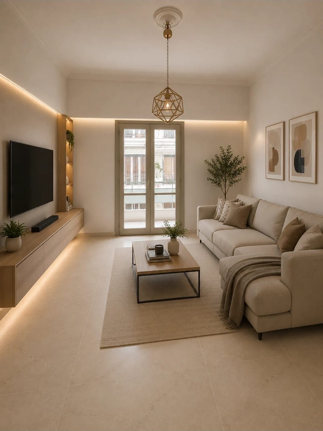 Bright corner apartment