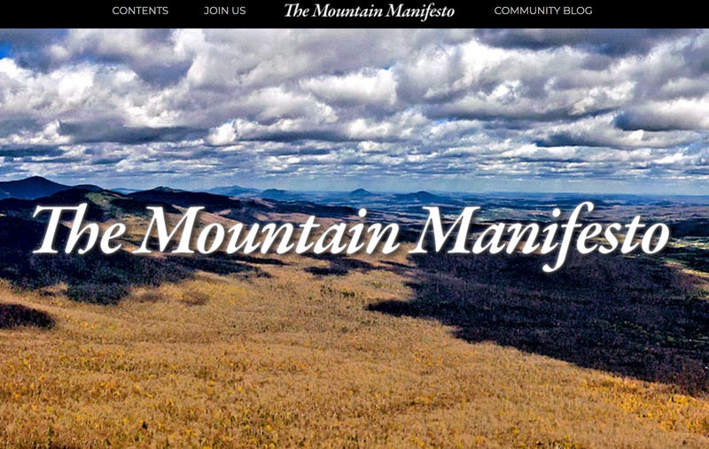 The Mountain Manifesto