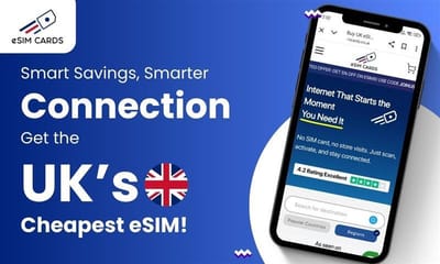 Buy Prepaid eSIM Online for UK Travel & Get Unlimited Data