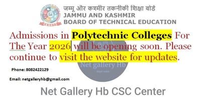 Admissions in Polytechnic Colleges