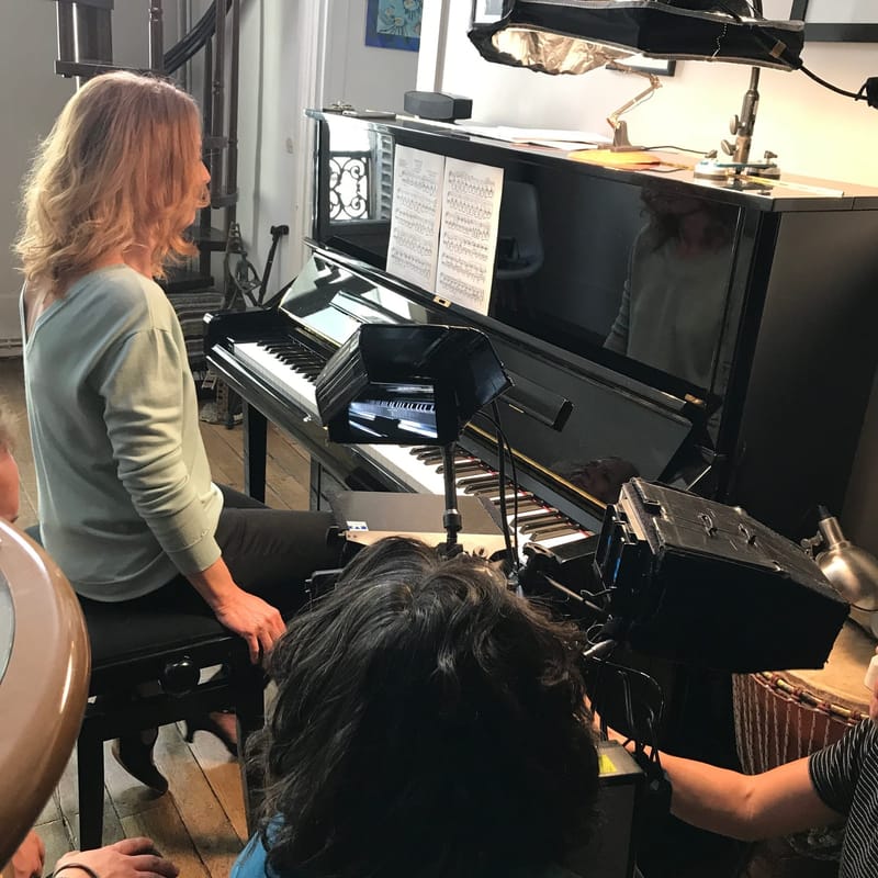 Work Shop Composer à l'image. 4 participants. 1 semaine. 4 ateliers dans l'année.