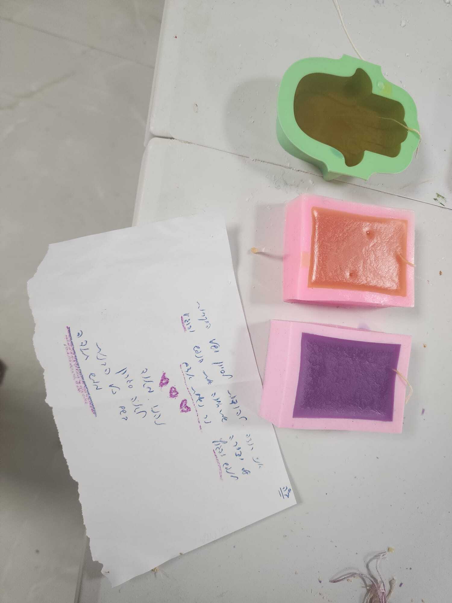 סדנת יציקת נרות