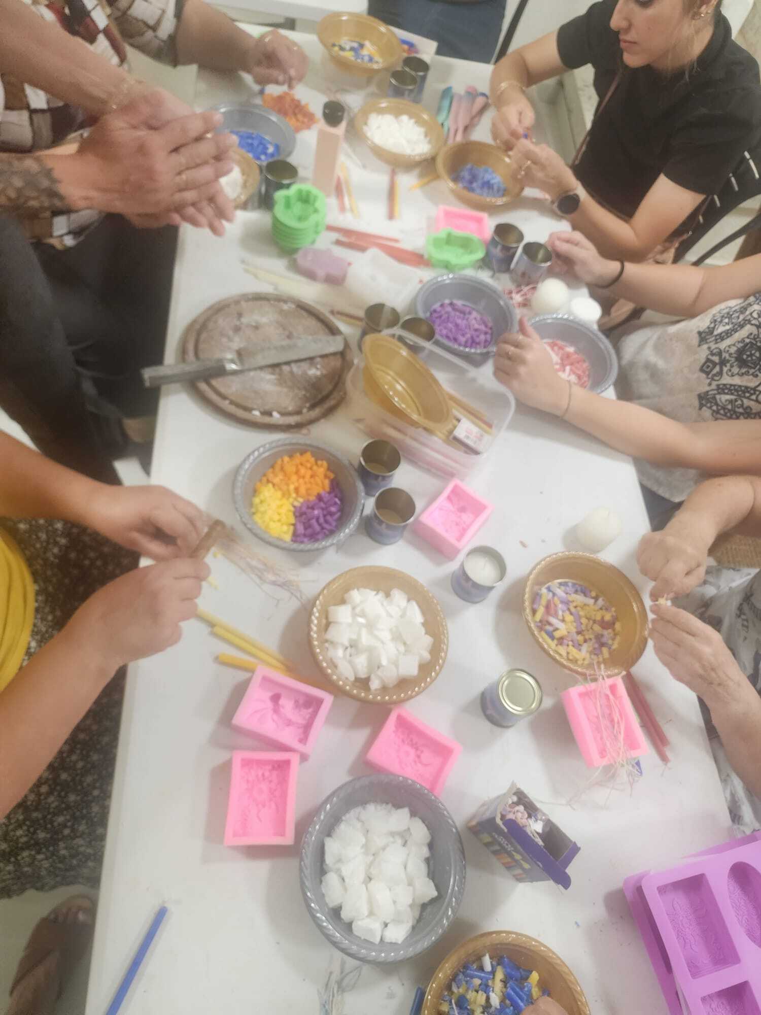 סדנת יציקת נרות