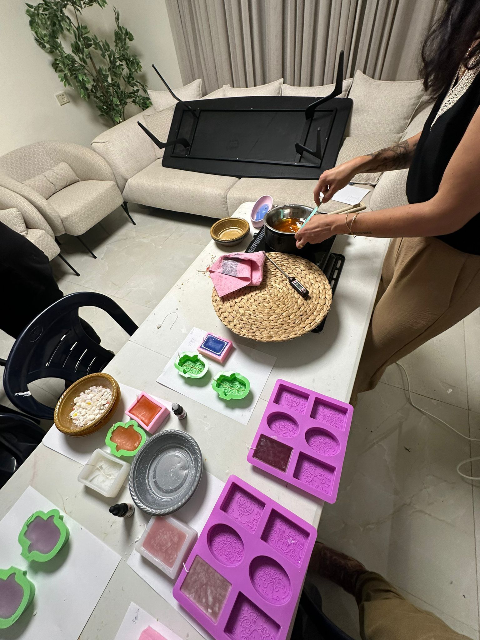 סדנת יציקת נרות