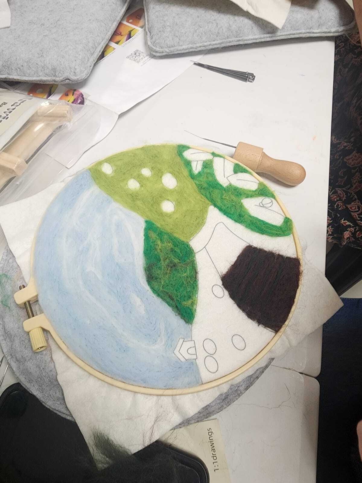 סדנת הכנת תמונה בליבוד בטכניקת פינצ'ינג