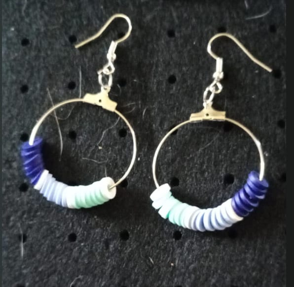 Day at the Beach Round Earrings - R220.00