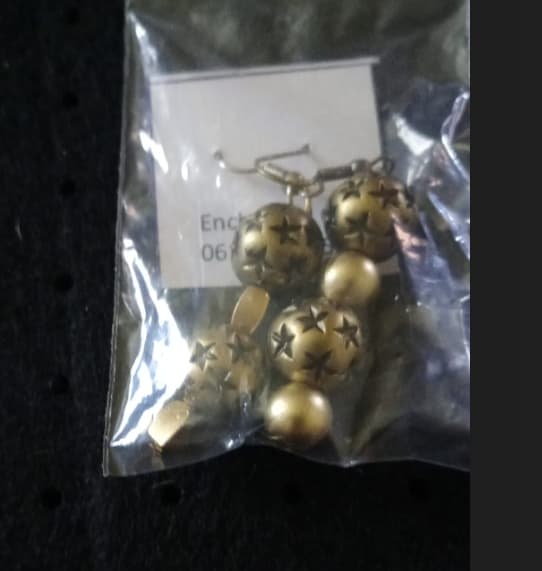 Copper & Gold Hanging Earrings - R220.00