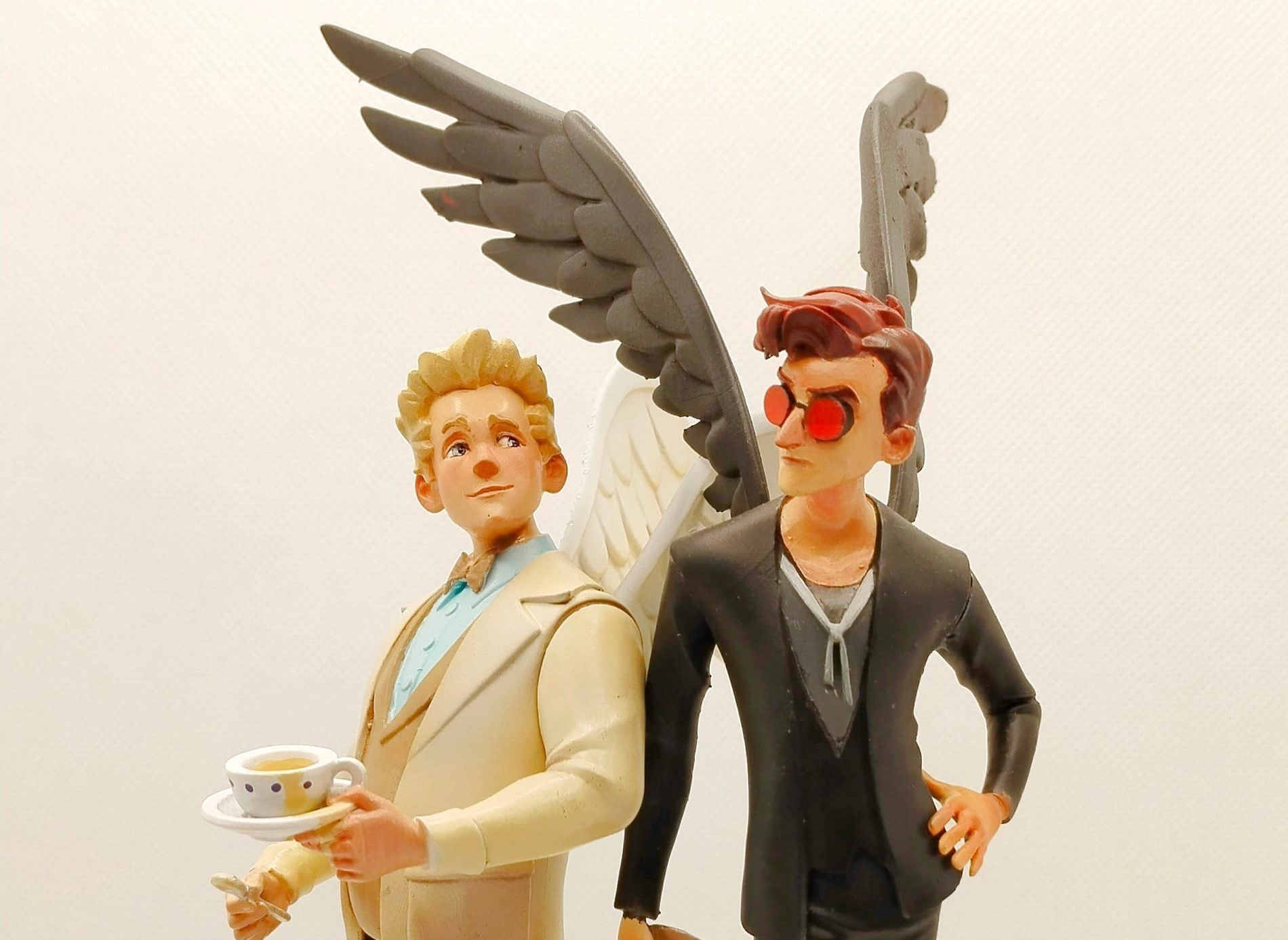 Fan art Good Omens 3D figure