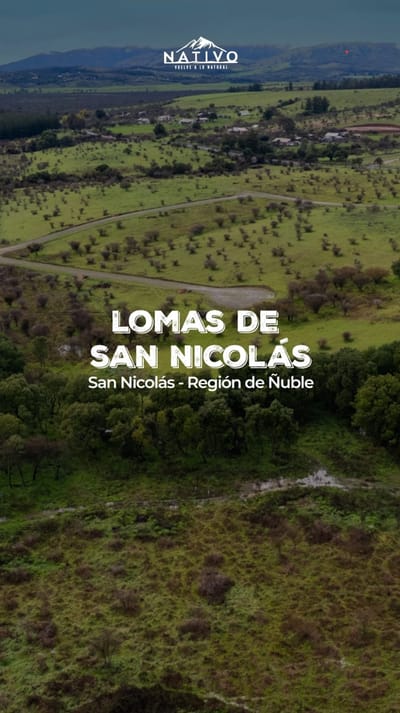 Proyecto de Parcelas Lomas de San Nicolás , Inmobiliaria Soy Nativo