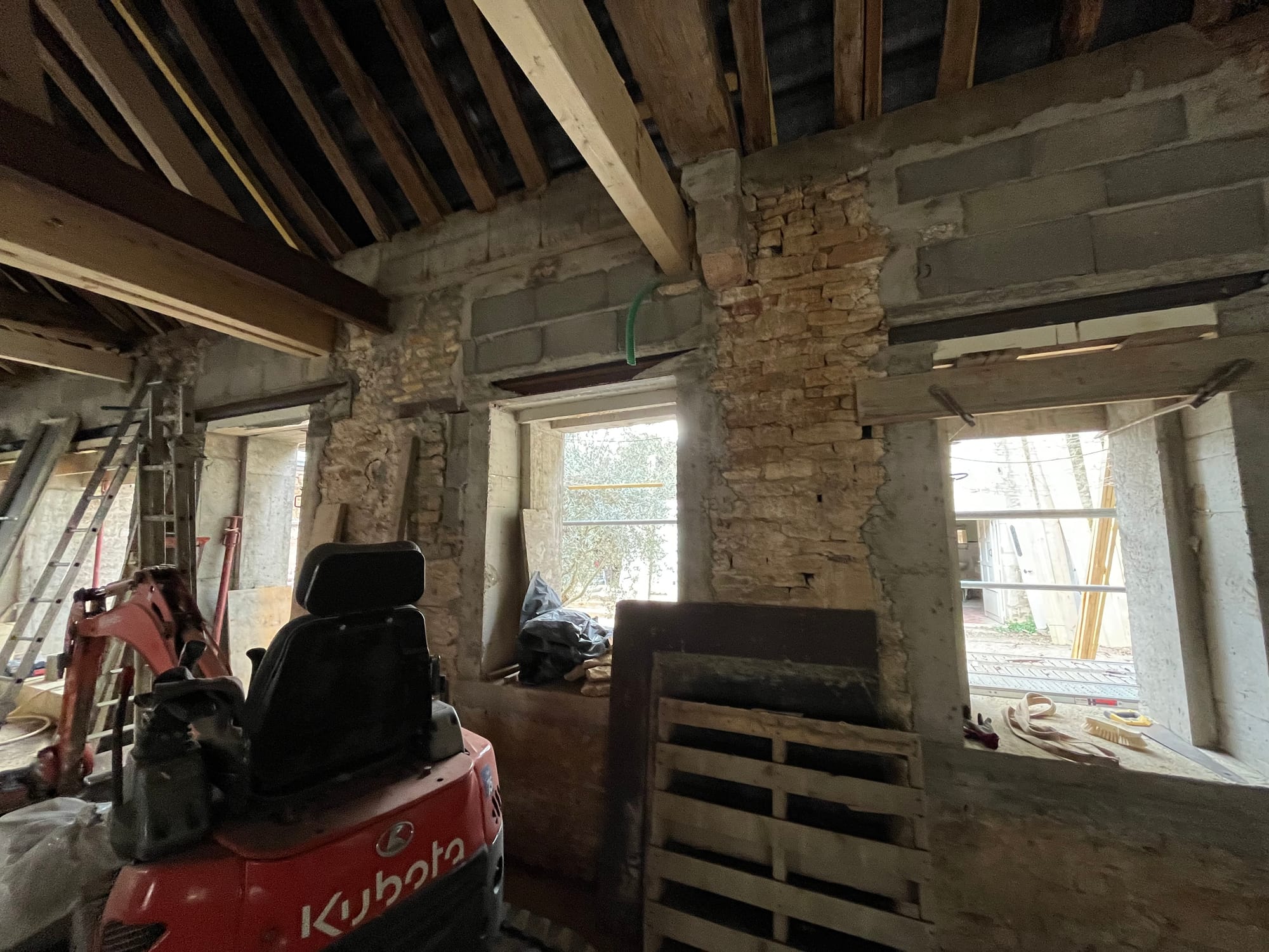 Travaux de maçonnerie