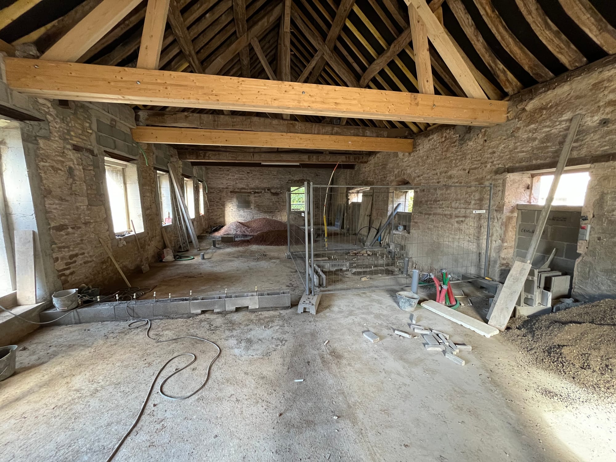 Travaux de maçonnerie