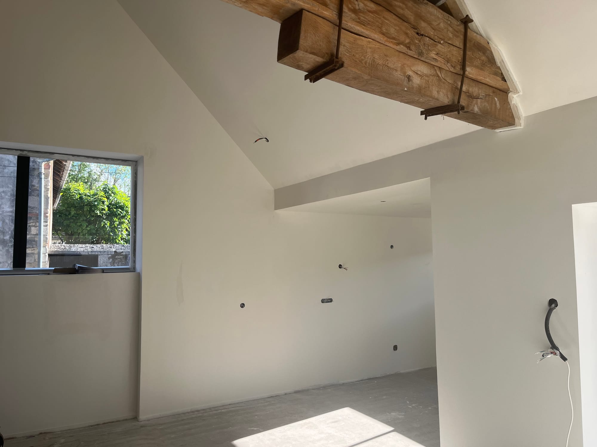 Travaux de plâtrerie