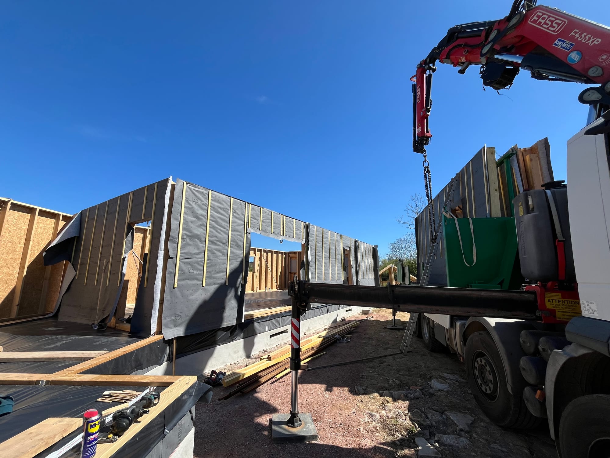 Construction de l'ossature