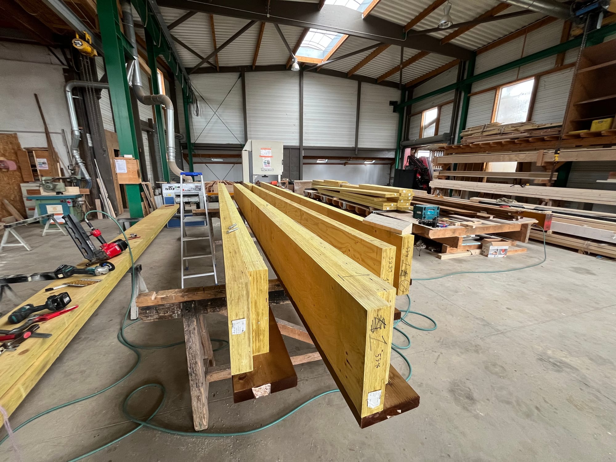 Construction de l'ossature