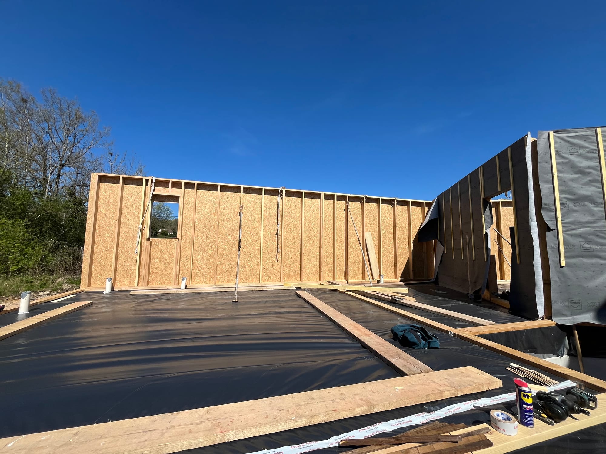 Construction de l'ossature