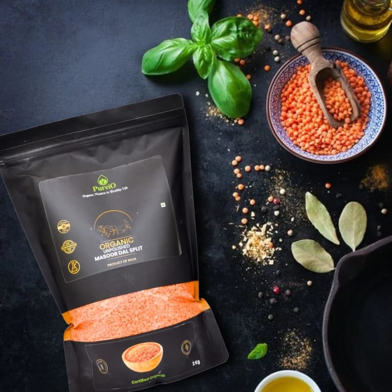 Organic Masoor Dal Split