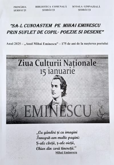 Anul 2025 – „Anul Mihai Eminescu”